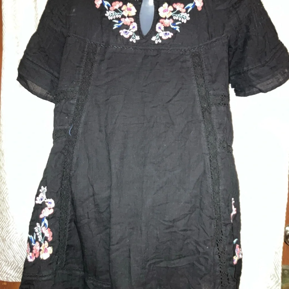 Free People Perfectly Victorian Embroidered Shift Dress - Picture 2 of 5